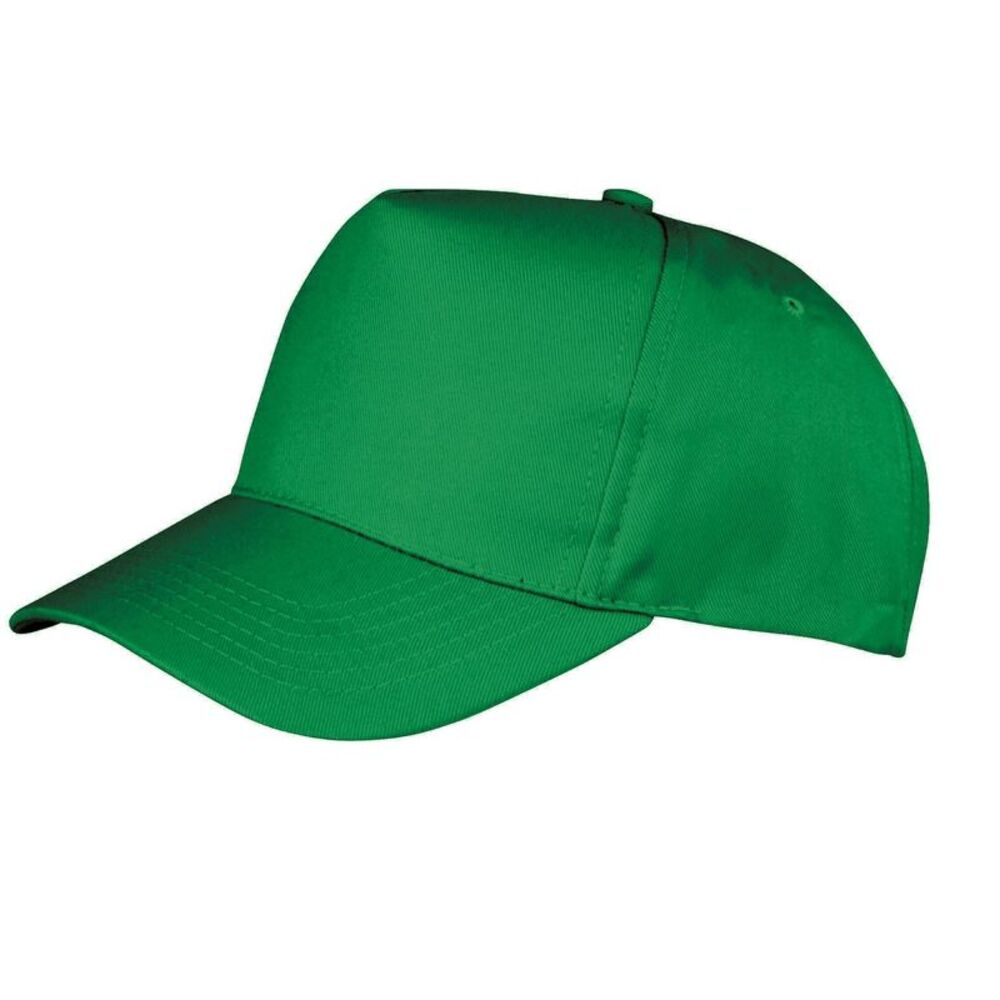 Result Headwear Childrens/Kids Boston 5 Panel Baseball Cap / Kelly Green
